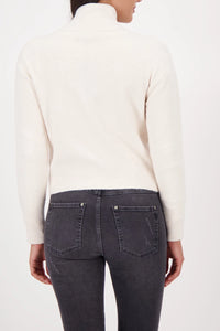 Monari Cardigan With Flap Pockets in Almond 809617