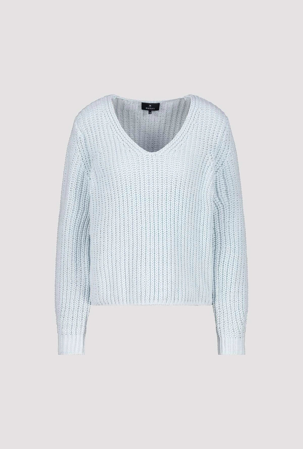 Monari Chenille Jumper in Ice Blue 809618