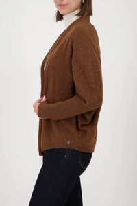 Monari Cardigan With Sequins in Whisky 809651