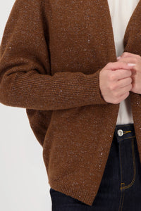 Monari Cardigan With Sequins in Whisky 809651