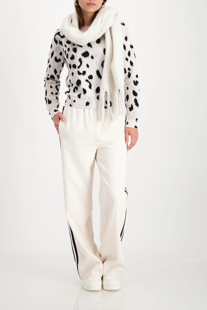 Monari Scarf With Lurex in Almond 809669