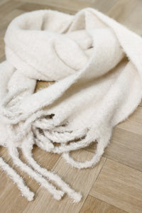 Monari Scarf With Lurex in Almond 809669