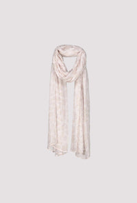 Monari Scarf With Leopard Print in Lattemacchiato Pattern 809678
