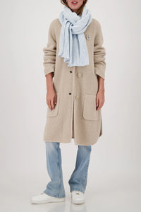 Monari Knitted Scarf in Ice Blue 809682