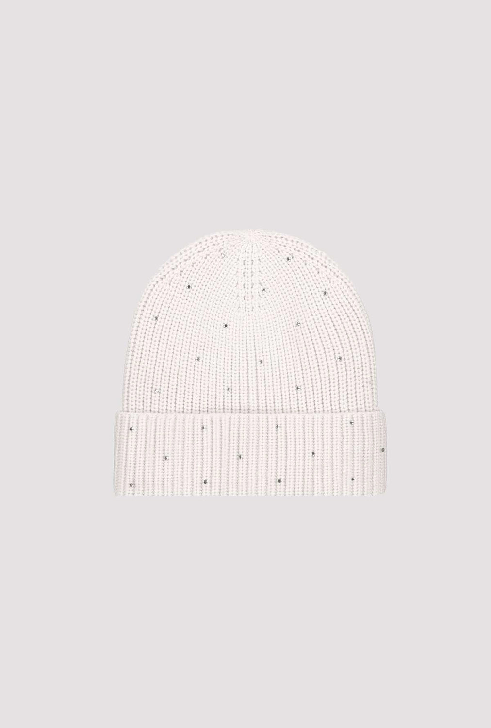 Monari Beanie With Rhinestones in Almond 809686