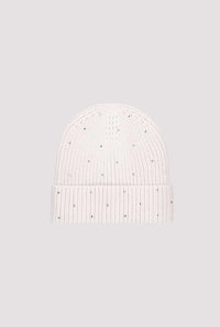 Monari Beanie With Rhinestones in Almond 809686