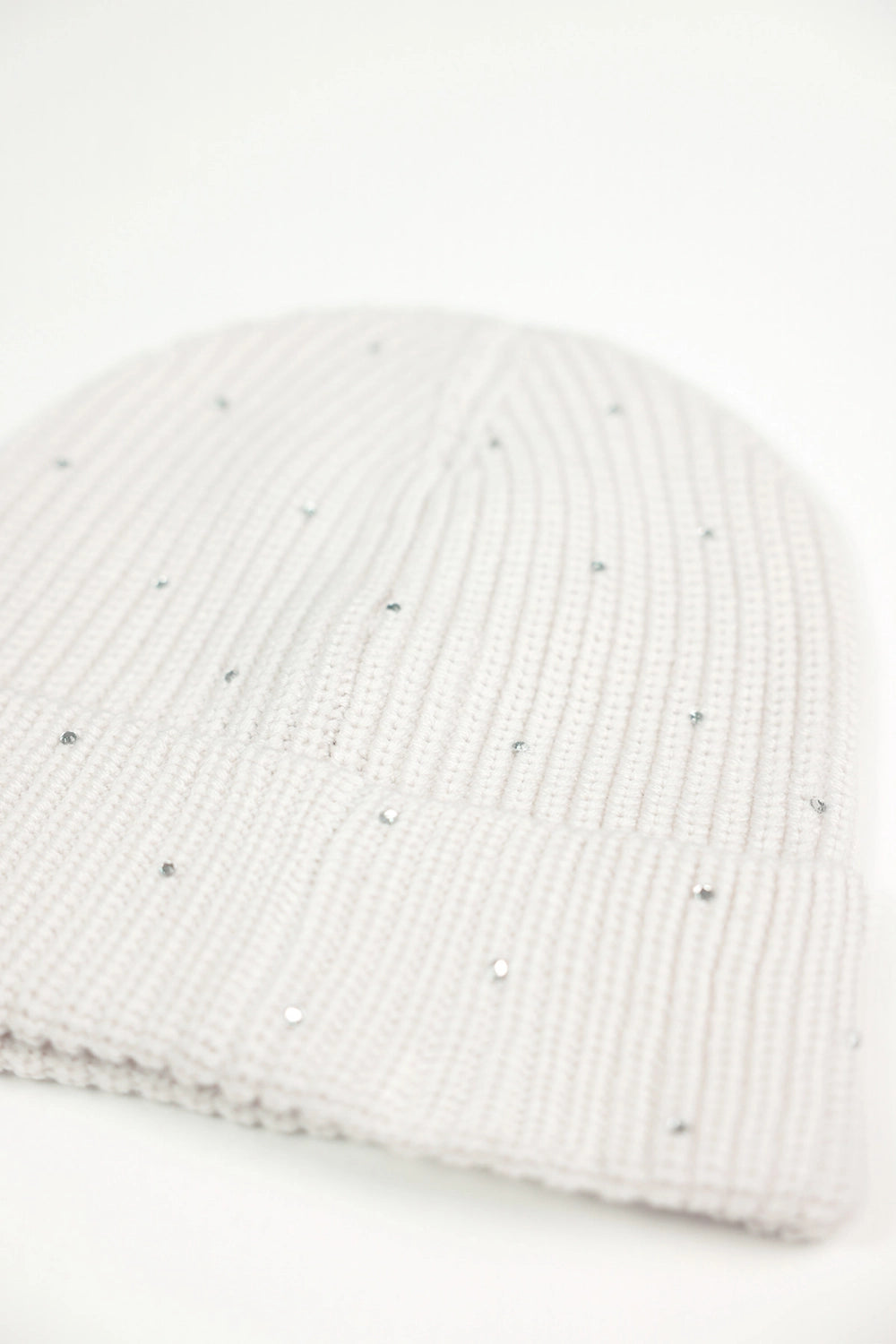 Monari Beanie With Rhinestones in Almond 809686