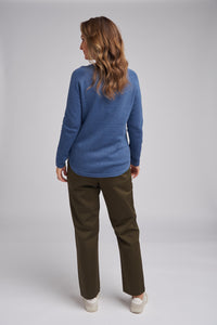 Goondiwindi Cotton Raglan Jumper in Marathan 8158