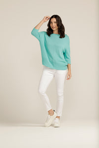 Goondiwindi Cotton 3/4 Sleeve Boxy Jumper 8181-S23