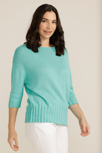Goondiwindi Cotton 3/4 Sleeve Boxy Jumper 8181-S23