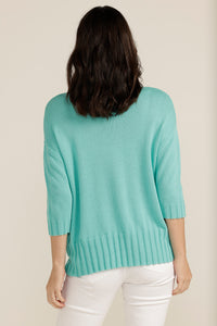 Goondiwindi Cotton 3/4 Sleeve Boxy Jumper 8181-S23