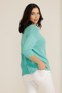Goondiwindi Cotton 3/4 Sleeve Boxy Jumper 8181-S23