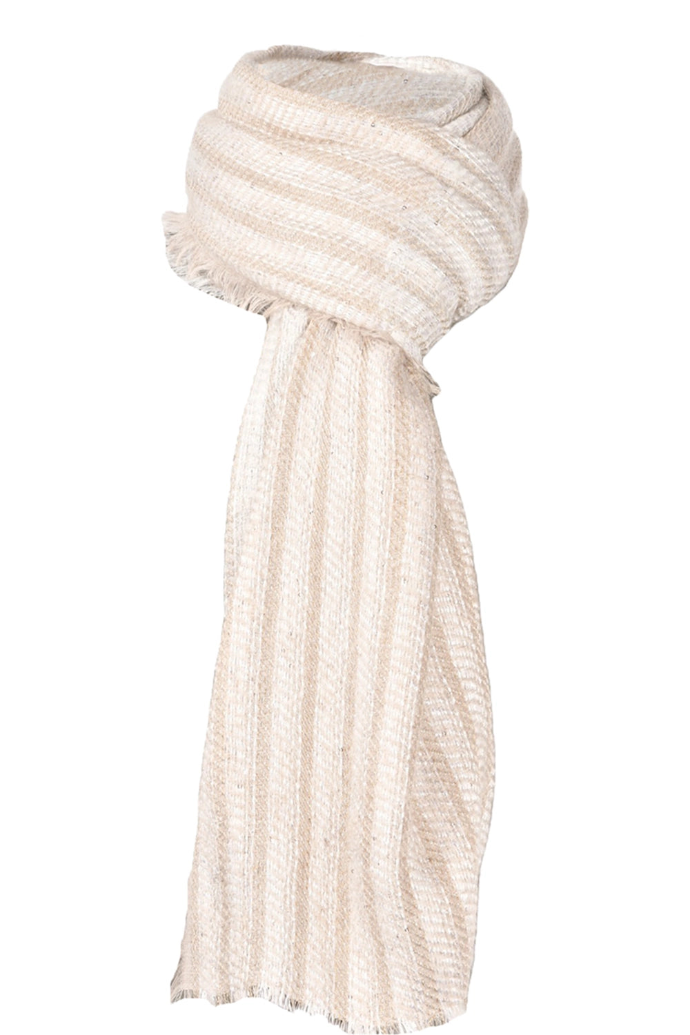 Gran Sasso Stripe Scarf with sequins 93205-92700