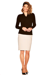 Paula Ryan Easy Fit Long Sleeve High Neck 9436