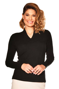 Paula Ryan Easy Fit Long Sleeve High Neck 9436
