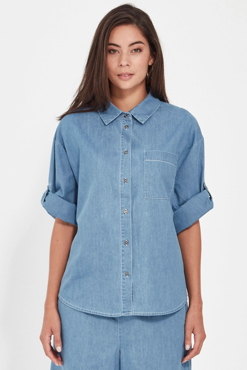 Verge Alex Shirt in Denim 9981BR