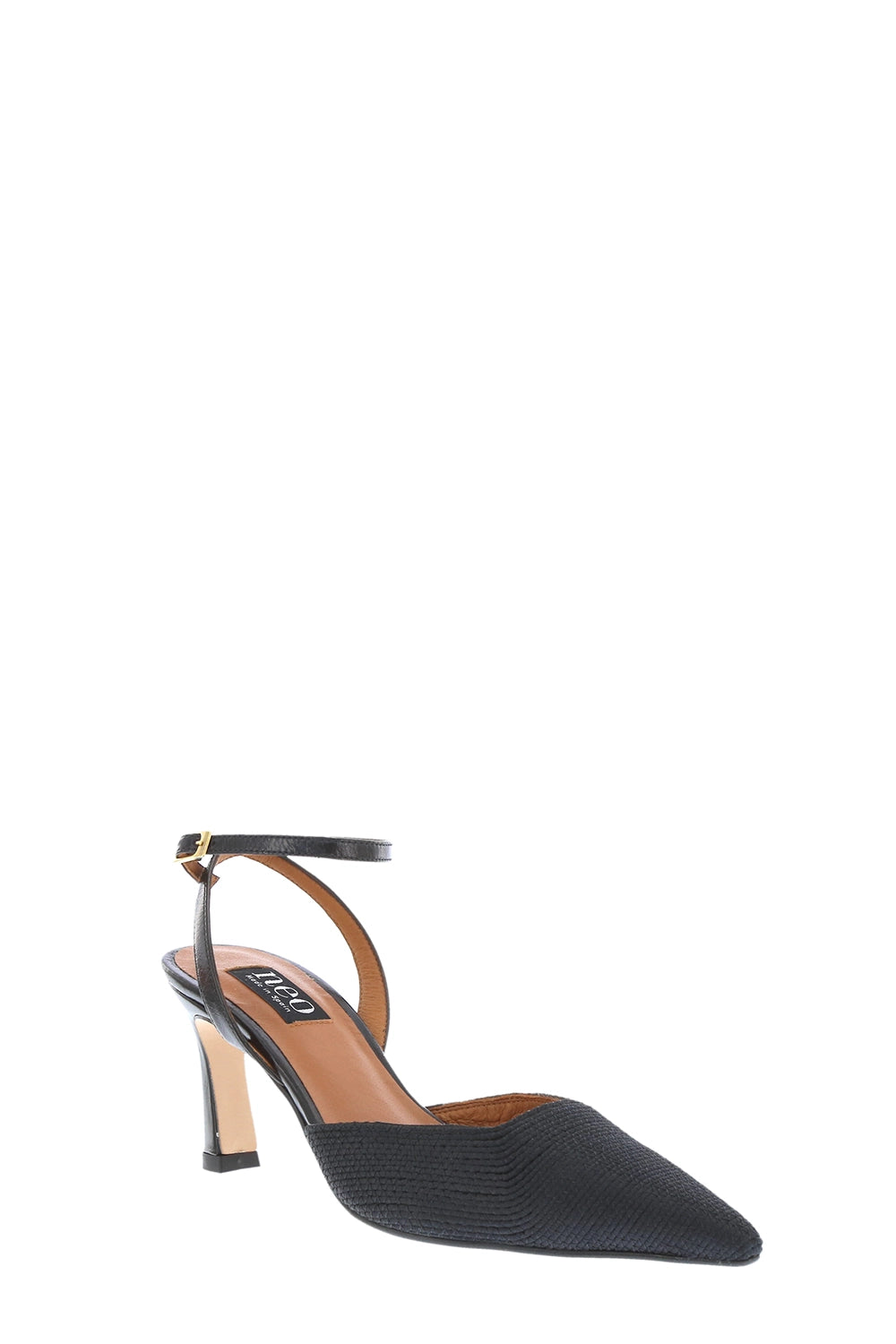 Neo Saten C/Greta in Negro/Negro AG-26022