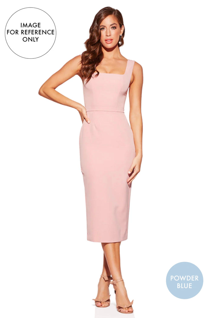 Samantha Rose Aleese Midi Dress in Powder Blue SR295
