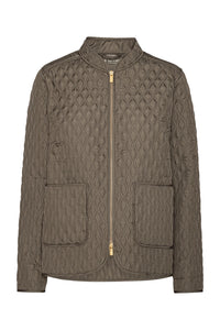 Ilse Jacobsen Short Quilt Jacket in Tarmac ALLY07