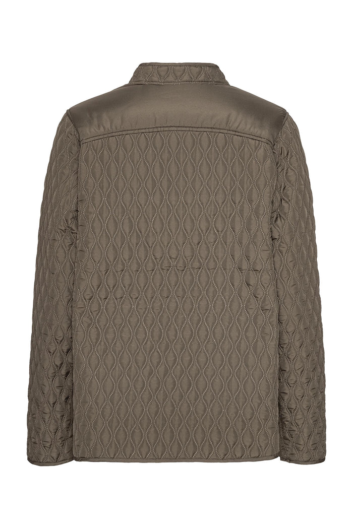 Ilse Jacobsen Short Quilt Jacket in Tarmac ALLY07