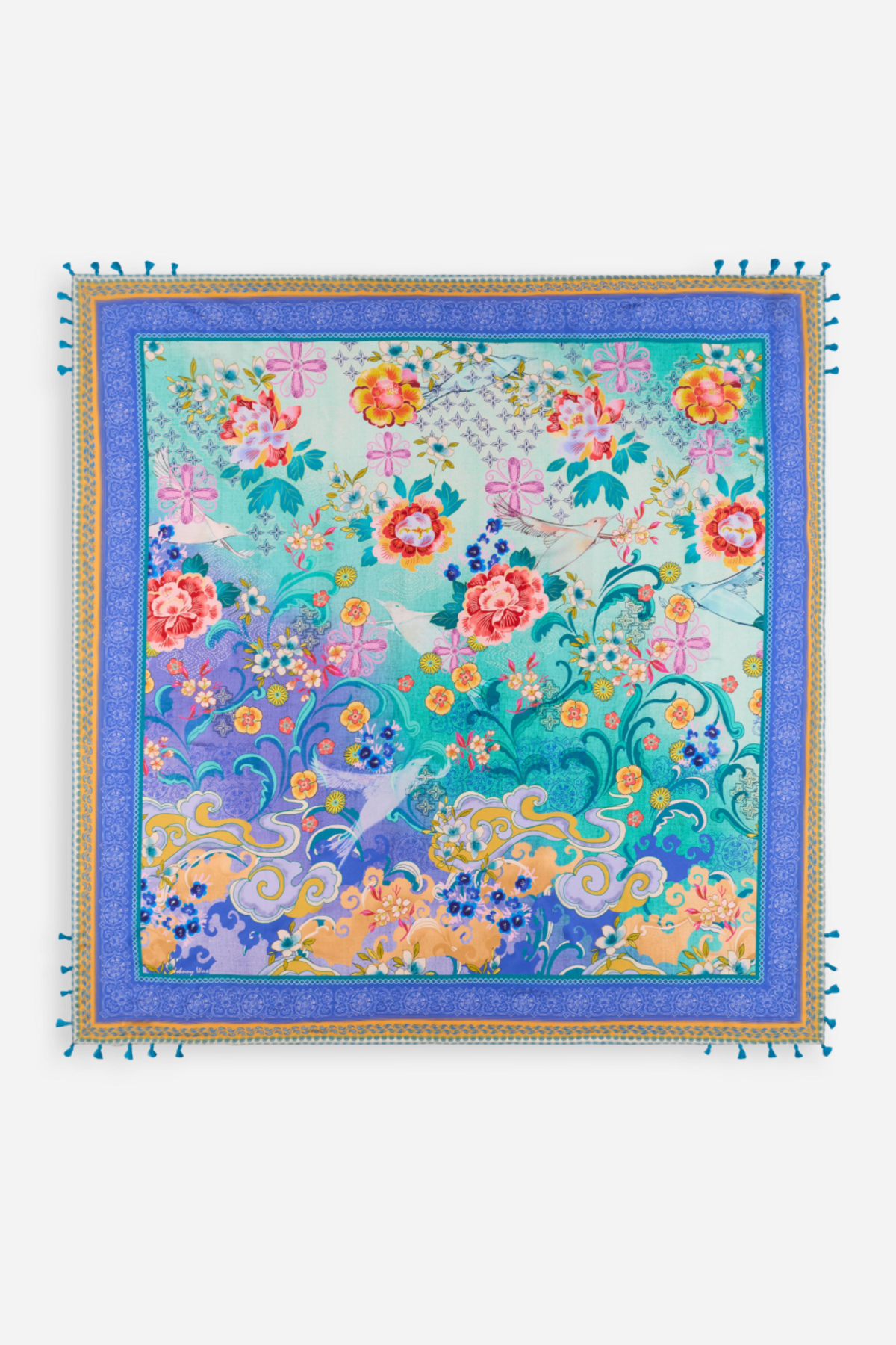 Johnny Was Silk Scarf - Altair C98326-4