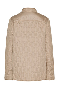 Ilse Jacobsen Short Quilt Jacket in Wheat AROS06