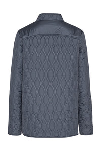 Ilse Jacobsen Short Quilt Jacket in Ombre Blue AROS06