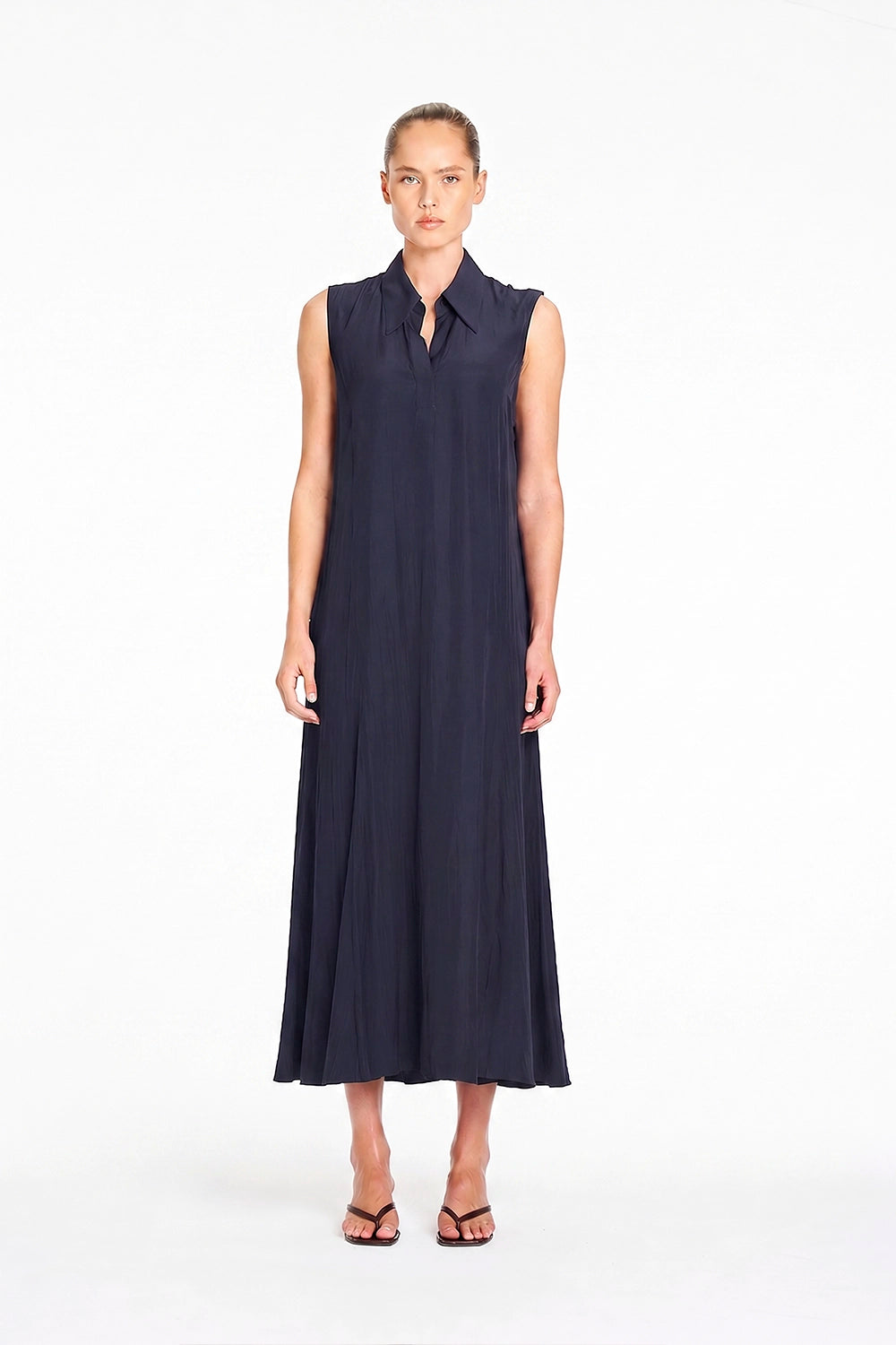 Mela Purdie Atrium Dress in Navy F67 3069 - Pre-Order September Delivery