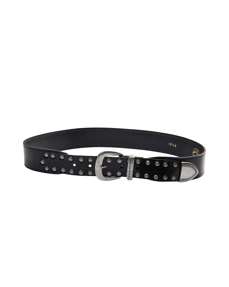 Mos Mosh Studded Leather Belt 156770