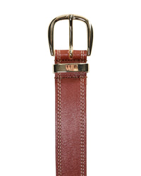 Mos Mosh Stitch Leather Belt 156800