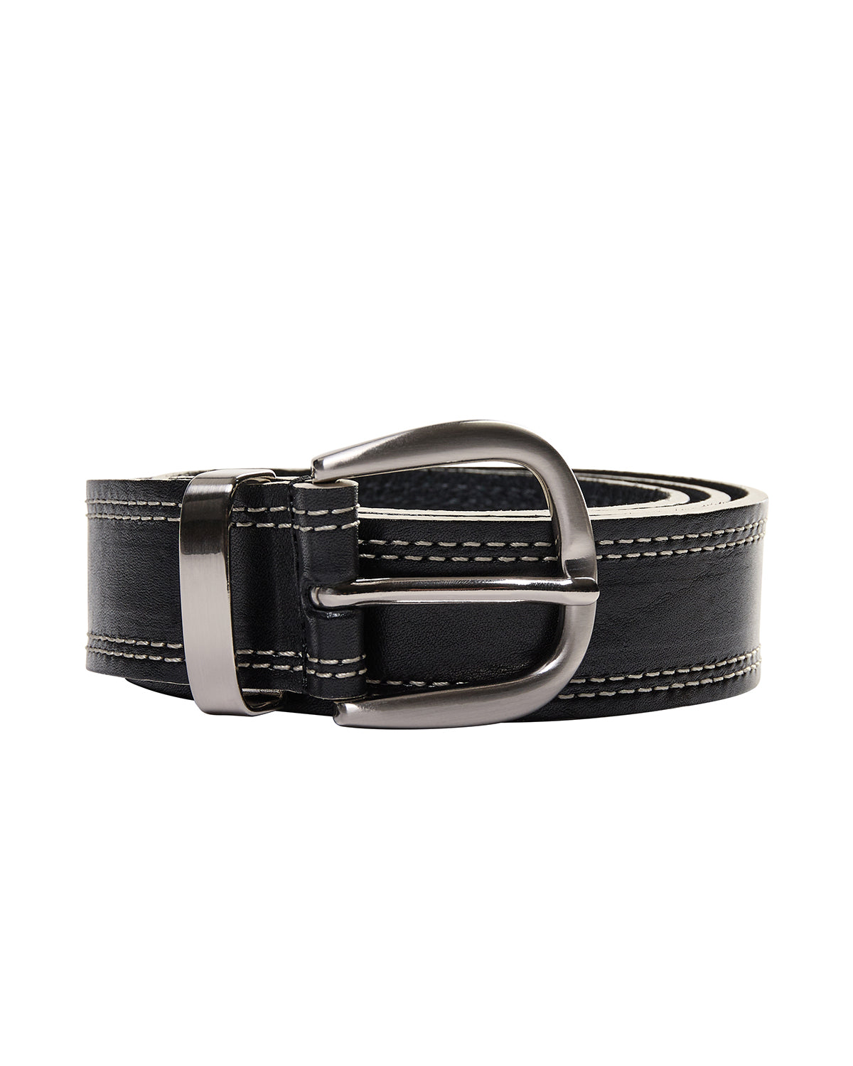 Mos Mosh Stitch Leather Belt 156800