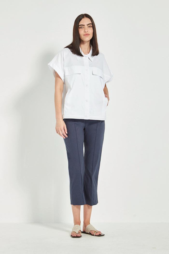 Verge Acrobat 7|8 Pant in Denim Marle V5681