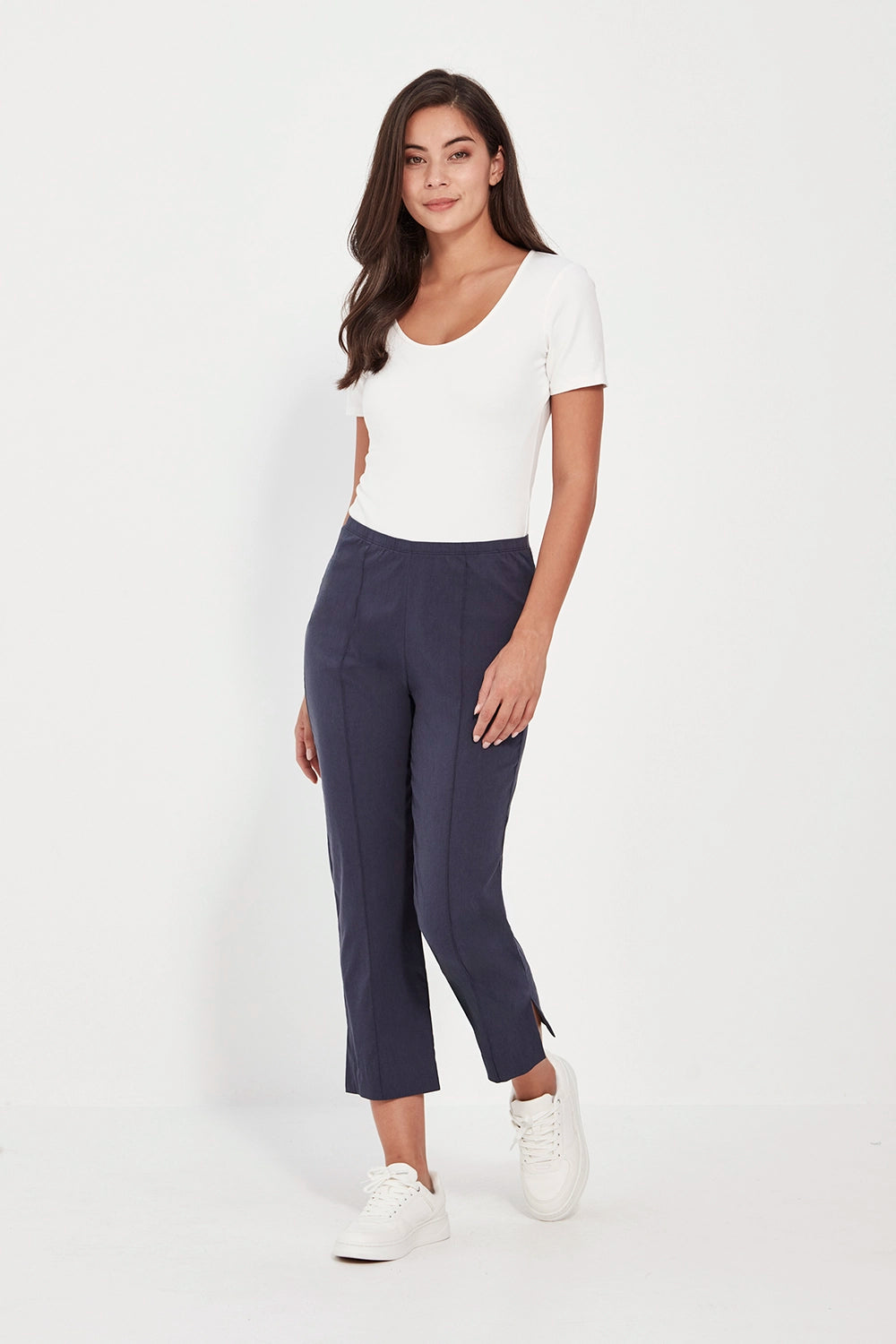 Verge Acrobat 7|8 Pant in Denim Marle V5681