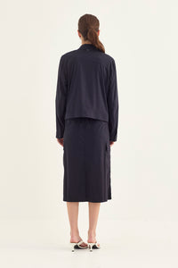Verge Acrobat Porter Skirt in French Ink 1326LW