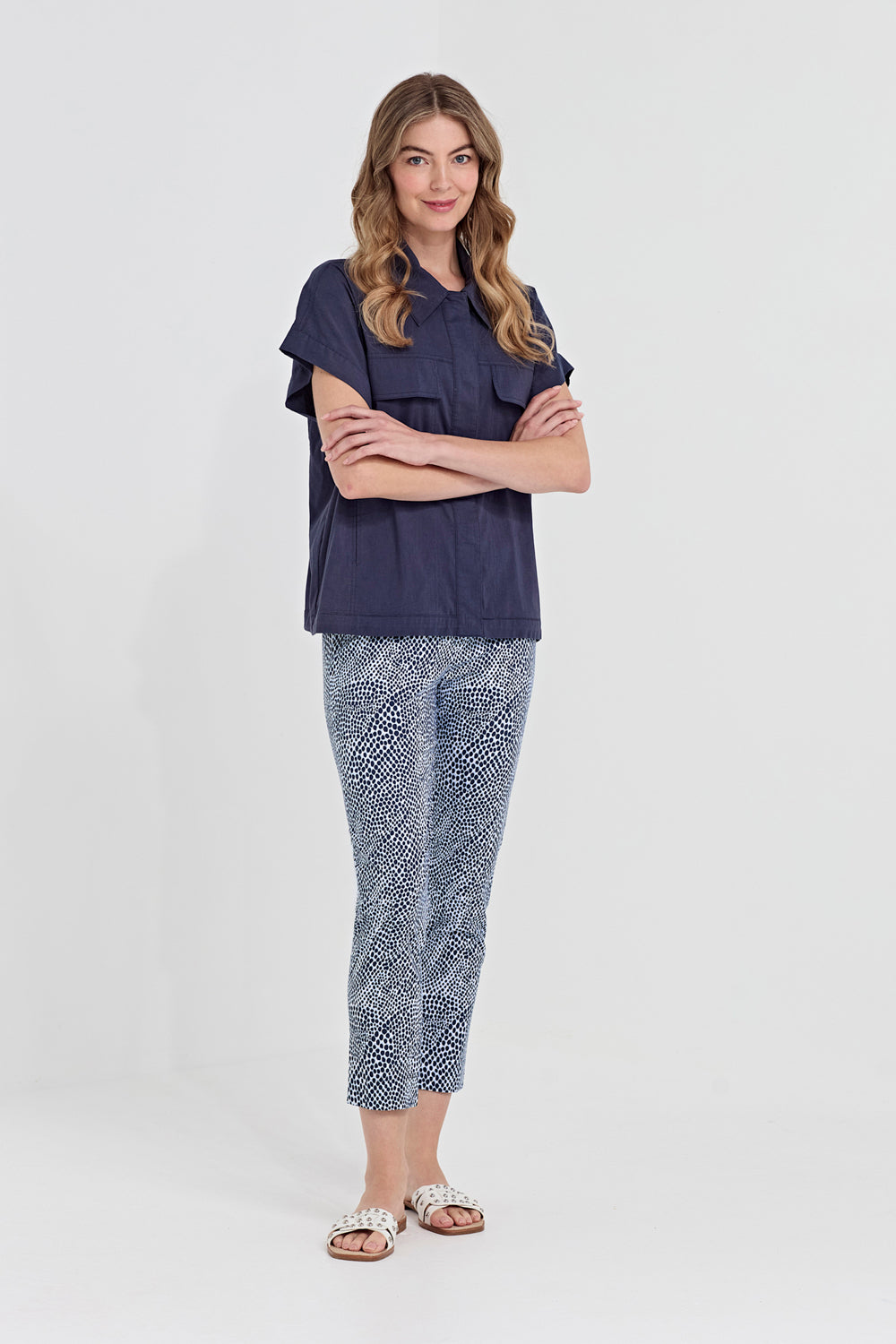 Verge Acrobat Niko Jacket in Denim Marle 9787LW
