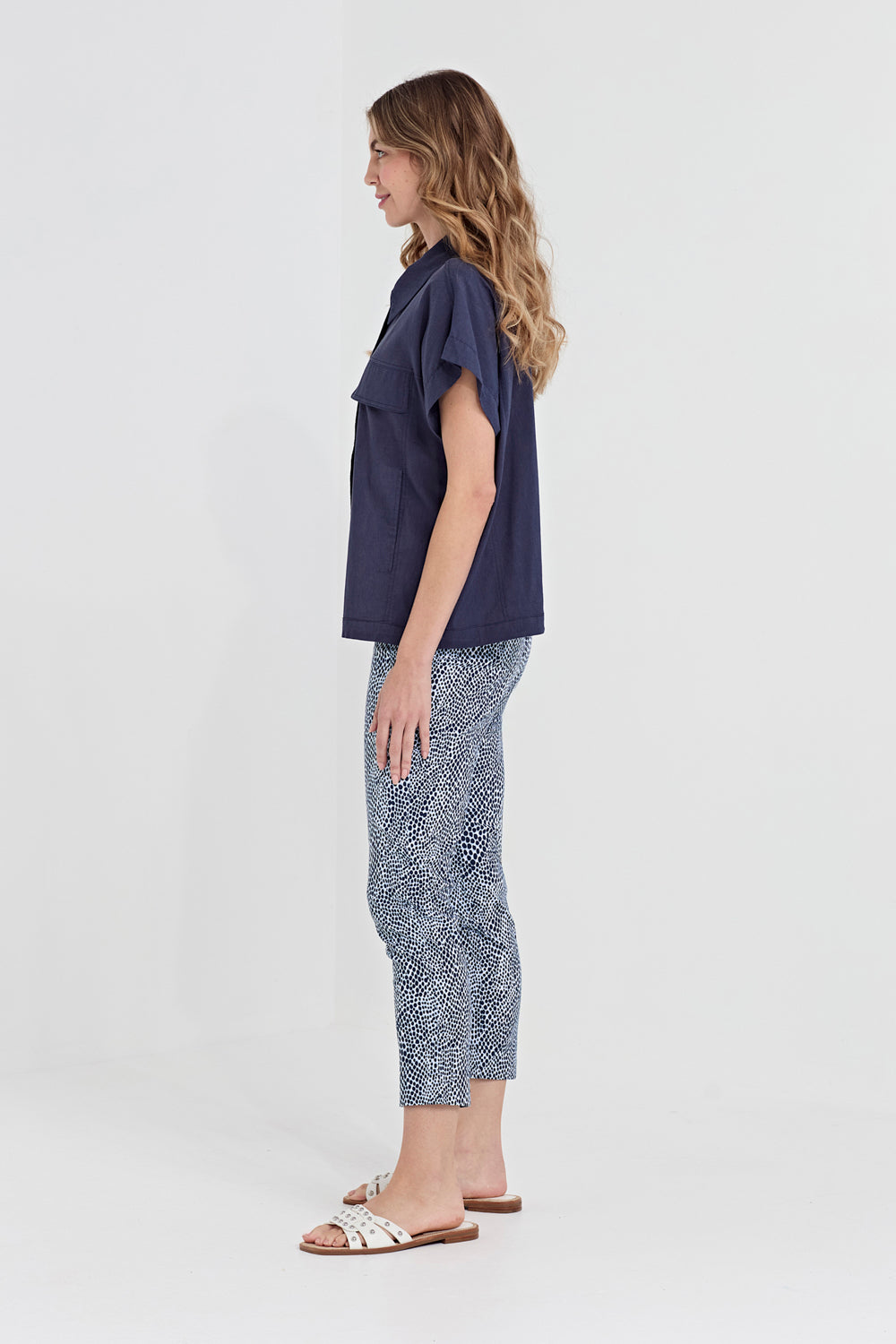 Verge Acrobat Niko Jacket in Denim Marle 9787LW