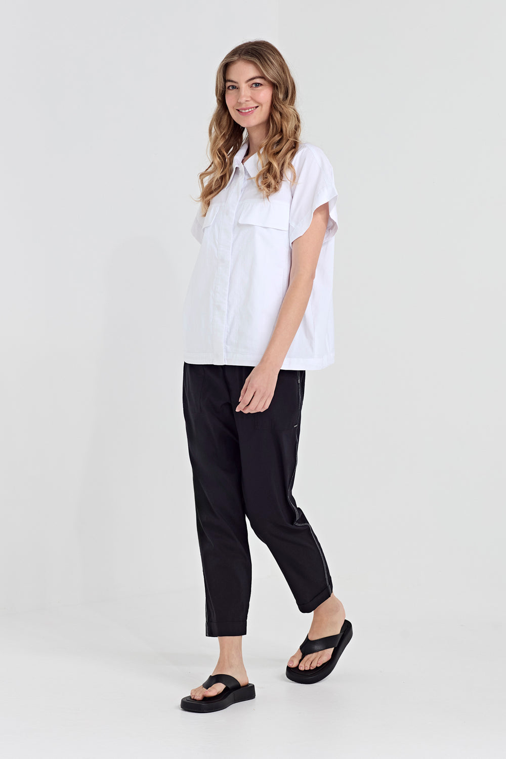 Verge Acrobat Niko Jacket in White 9787LW