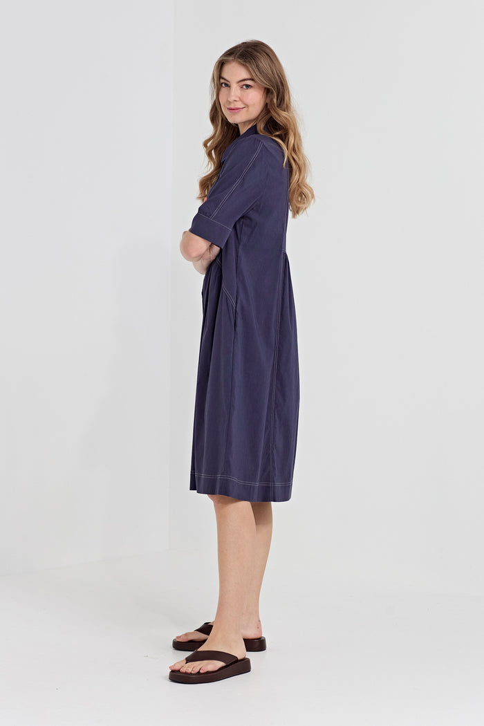 Verge Acrobat Rosie Dress in Denim Marle 1409LW