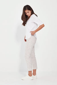 Verge Acrobat Tile 7/8 Pant in Bark Print 9873LW