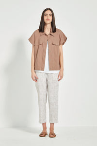 Verge Acrobat Tile Pant in Bark Print 9871LW