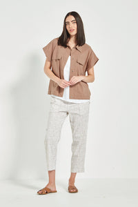 Verge Acrobat Tile Pant in Bark Print 9871LW