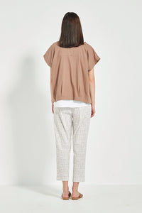 Verge Acrobat Tile Pant in Bark Print 9871LW