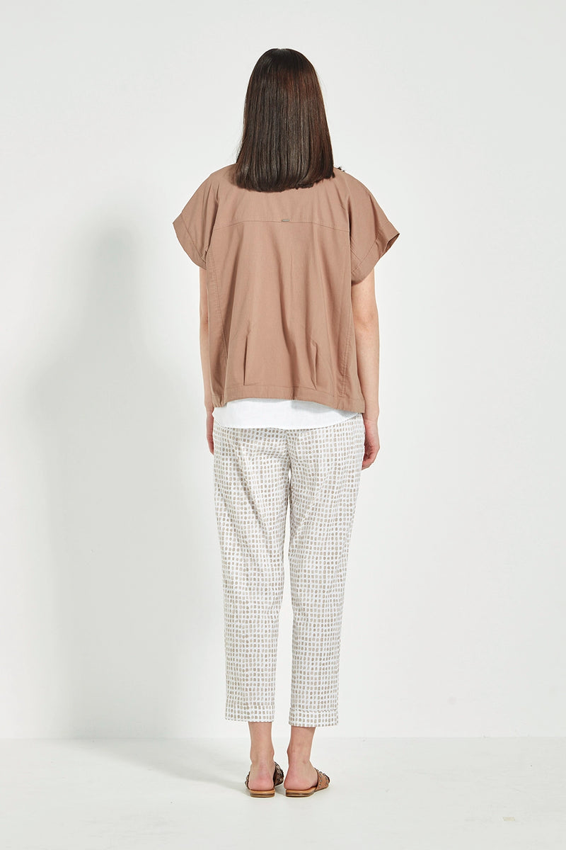 Verge Acrobat Tile Pant in Bark Print 9871LW