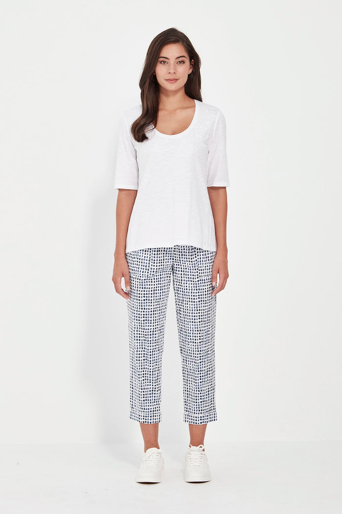 Verge Acrobat Tile Pant in Denim Print 9871LW