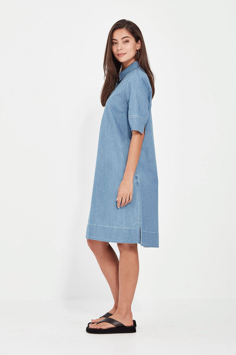 Verge Alex Dress in Denim 9980BR