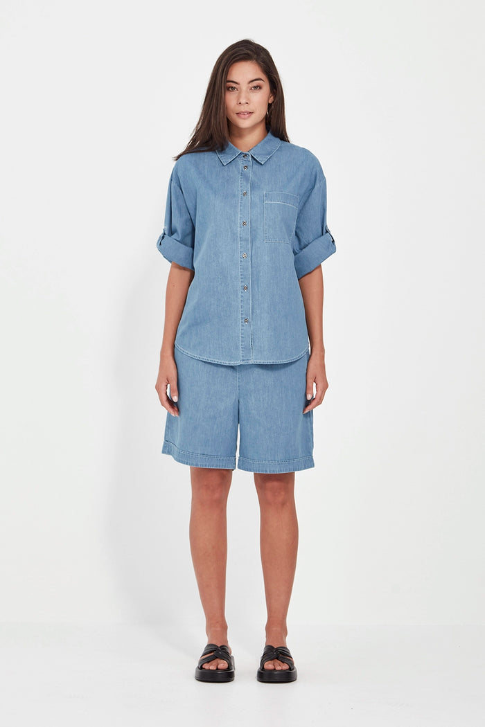 Verge Alex Short in Denim 9978BR