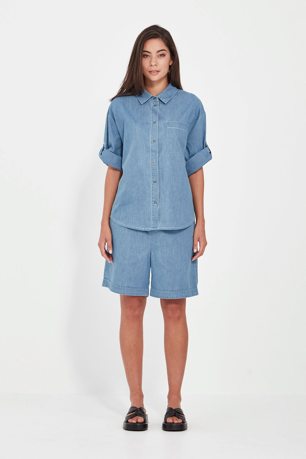 Verge Alex Shirt in Denim 9981BR