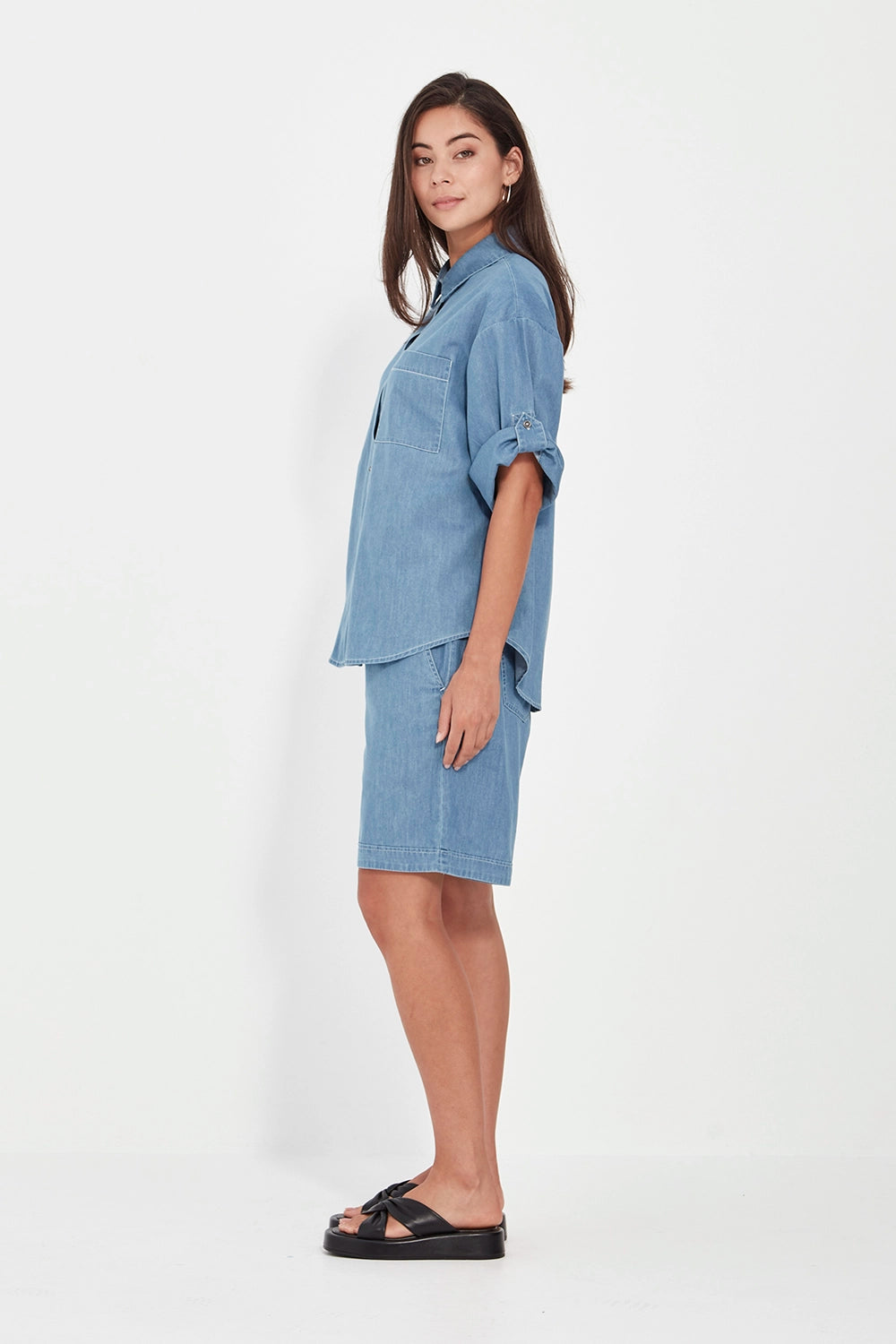 Verge Alex Shirt in Denim 9981BR