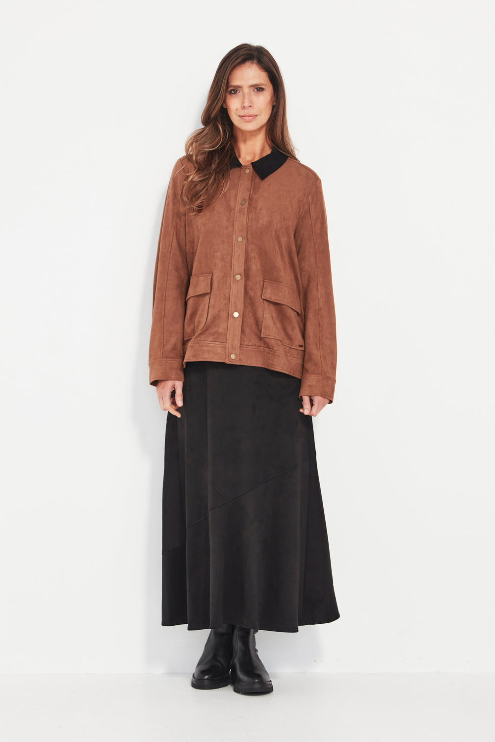 Verge Alina Skirt in Black 1080BR