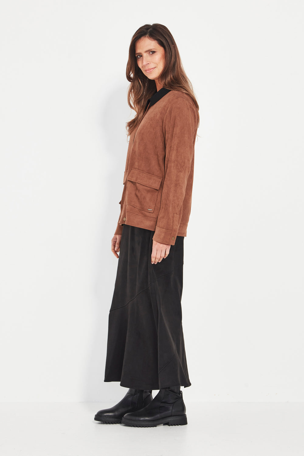 Verge Alina Skirt in Black 1080BR